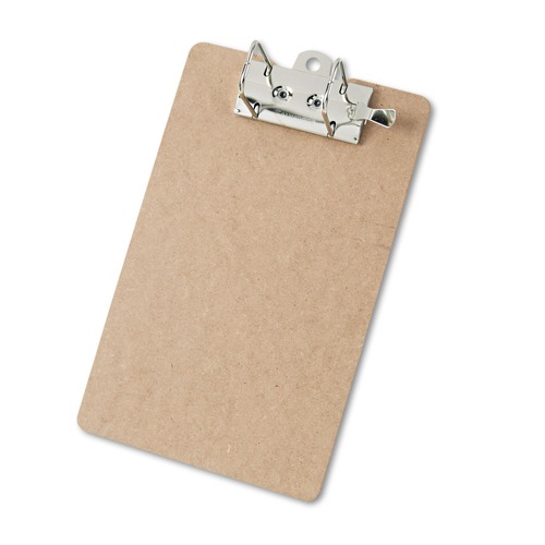 Office Jansan | Saunders 05712 2.5 in. Clip Capacity Recycled Hardboard Archboard Clipboard - Brown image number 0