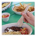 Cutlery | World Centric RK-NT-6 NoTree Paper Spork Light Mediumweight Cutlery - Natural (1000/Carton) image number 1