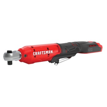 Factory Reconditioned Craftsman V20 Brushed Lithium-Ion 3/8 in. Cordless Drive Ratchet (Tool Only)