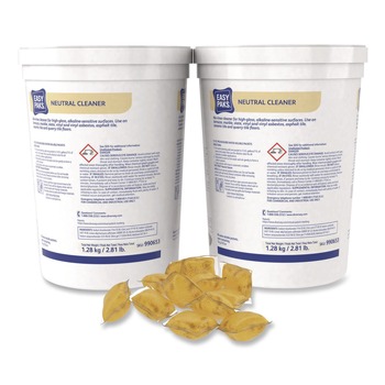 Easy Paks 0.5 oz. Packets Natural Cleaner (90/Tub, 2 Tubs/Carton)