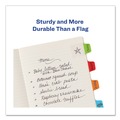 Office Jansan | Avery 74763 Ultra Tabs 1 in. x 1.5 in. 1/5-Cut Repositionable Mini Tabs - Assorted (80/Pack) image number 8