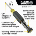 Screwdrivers | Klein Tools 32307 27-in-1 Multi-Bit Tamperproof Screwdriver image number 6