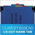 Office Jansan | Pendaflex SER-2-BL Personnel Folders, 1/3 Cut Hanging Top Tab, Letter, Blue image number 2