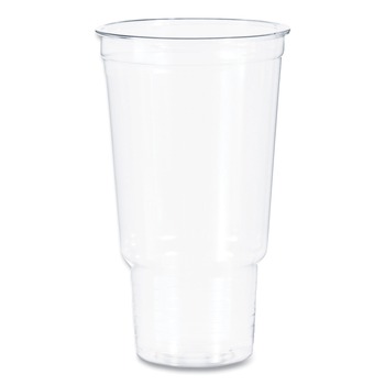 Dart 32AC 32 oz. Ultra Clear Pedestal Plastic PET Cups - Clear (500/Carton)