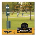 Trash & Waste Bins | Furloo FLO220 8 in. x 13 in. Open-Face Commercial Grade Dog Waste Station Refill Bags - Black (4000/Carton) image number 6