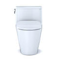 Veterans Day Sale | TOTO MS642234CUFG#01 Nexus 1G 1-Piece Elongated 1.0 GPF Universal Height Toilet with CEFIONTECT & SS234 SoftClose Seat, WASHLETplus Ready (Cotton White) image number 4