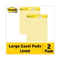 Office Jansan | Post-it Easel Pads Super Sticky 561 25 in. x 30 in. Presentation Format Vertical-Orientation Self-Stick Easel Pads - Yellow (2/Carton) image number 3