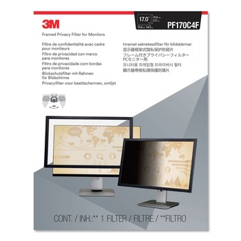 3M Framed Desktop Monitor Privacy Filter for 15 in. to 17 in. CRT/Flat Panel Monitors