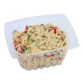 Food Service | World Centric RDCS16 4.8 in. x 5.9 in. x 2.8 in. 16 oz. PLA Rectangular Plastic Deli Containers - Clear (900/Carton) image number 0