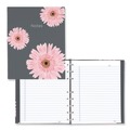 Notebooks & Pads | Blueline A6016.01 NotePro 9.25 in. x 7.25 in. Sheets Medium/College Rule 1-Subject Notebook - Pink/Gray Cover image number 0