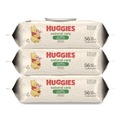 Hand Wipes | Huggies 41926 Natural Care 6.6 in. x 6.86 in. Sensitive Baby Wipes - Unscented/White (3/Carton) image number 0