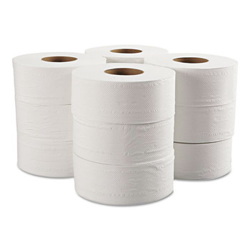 GEN GEN29 Jumbo Bathroom Tissue, Septic Safe, 2-Ply, White, 650 Ft, 12 Roll/carton
