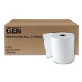 Facility Maintenance & Supplies | GEN G2820 1-Ply 8 in. x 800 ft. Hardwound Roll Towels - White (6/Carton) image number 0