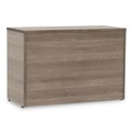  | Linea Italia LITUR604NW Urban 35.25 in. x 15.25 in. x 23.75 in. 36 in. Credenza Bottom Pedestal - Natural Walnut image number 1