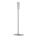 Hand Sanitizers | HON HONSTANDP8T 12 in. x 16 in. x 54 in. Hand Sanitizer Station Stand - Silver image number 1