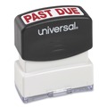 Office Jansan | Universal UNV10063 PAST DUE Pre-Inked One-Color Message Stamp - Red image number 0