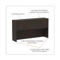  | Alera ALEVA286615ES 64.75 in. x 15 in. x 35.38 in. Valencia Series 4-Compartment Hutch with Doors - Espresso image number 5
