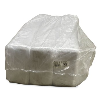 GEN 10.93 in. x 5.75 in. x 0.63 in. No. 10S Foam Meat Trays - White (500/Carton)
