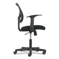  | Basyx HVST102 17 in. - 22 in. Seat Height 1-Oh-Two Mid-Back Task Chair Supports Up to 250 lbs. - Black image number 2