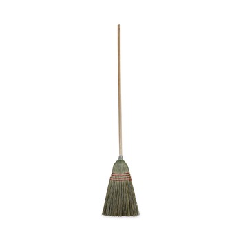 Boardwalk 12-Piece Mixed Fiber Bristles Natural 55 in. Maid Broom Set