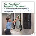 Paper Towels and Napkins | Tork 552540 PeakServe 14.47 in. x 4.04 in. x 25.15 in. Automatic Continuous Paper Hand Towel Dispenser - White image number 6