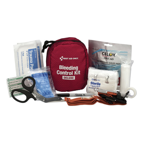 First Aid | First Aid Only 91060 Deluxe 5 in. x 3.5 in. x 7 in. Bleeding Control Kit image number 0
