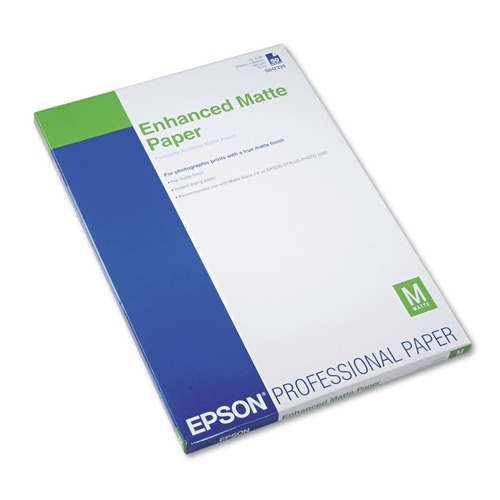  | Epson S041339 Ultra Premium Matte Presentation Paper, 10 Mil, 13 X 19, Matte White, 50/pack image number 0
