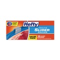 Food Service | Hefty 00R88073 10.56 in. x 11 in. 1-Gallon Slider Stand and Fill Freezer Storage Bags - Clear (225/Carton) image number 3