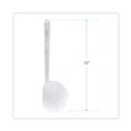 Cleaning & Janitorial Supplies | Boardwalk 528110 12 in. Deluxe Plastic Bowl Mop with 2 in. Mop Head - White (25/Carton) image number 2