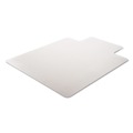  | Deflecto CM13113 36 in. x 48 in. Lipped Low Pile Carpet DuraMat Moderate Use Flat Chair Mat - Clear image number 0