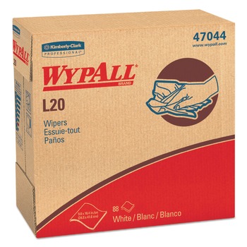 WypAll L20 9.1 in. x 16.8 in. 4-Ply Towels in a POP-UP Box - White (88/Box, 10 Boxes/Carton)