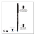 Pens | uni-ball 60041 ONYX Extra-Fine 0.5 mm Roller Ball Pen - Black/Blue Barrel (1-Dozen) image number 2