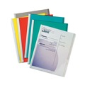 Office Jansan | C-Line 32550 0.13 in. Capacity 8.5 in. x 11 in. Vinyl Report Covers - Clear/Assorted Colors (50/Box) image number 3