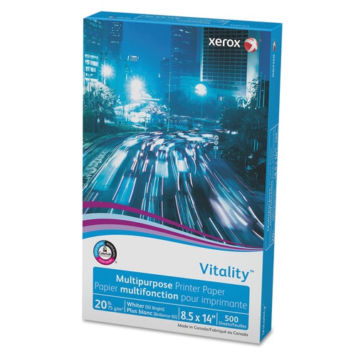 Office Jansan | Xerox 3R02051 8-1/2 in. x 14 in. Vitality Multipurpose Printer Paper - White (500/Ream) image number 0