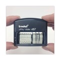 Office Jansan | Trodat 4817 Printy Economy 2 in. x 0.38 in. Self-Inking 12-Message Date Stamp - Black image number 2