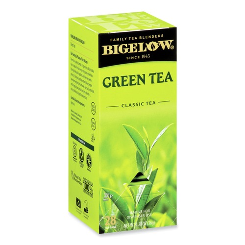 Food Service | Bigelow RCB00388 Single Flavor Tea - Green (28 Bags/Box) image number 0