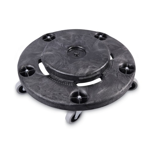 Made in USA | Boardwalk 3485200 Refuse Container 300 lbs. Capacity 22 in. Utility Dolly - Gray image number 0