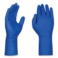 Disposable Gloves | Ammex GPLHD88100 11.6 in. Long 13 mil Powder-Free Latex Exam Gloves - X-Large/Blue (500/Carton) image number 1