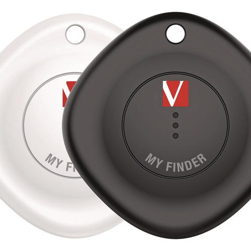 Office Electronics & Batteries | Verbatim 32131 My Finder Bluetooth Tracker for Apple iOS - Black/White (2/Pack) image number 0