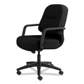 Office & Office Supplies | HON H2092.H.CU10.T 17 in. - 21 in. Seat Height Pillow-Soft 2090 Series Managerial Mid-Back Swivel/Tilt Chair Supports Up to 300 lbs. - Black image number 10