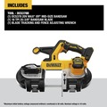 Band Saws | Dewalt DCS378B 20V MAX XR Brushless Lithium-Ion Cordless Mid-Size Bandsaw (Tool Only) image number 1