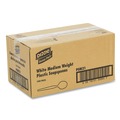  | Dixie PSM21 Plastic Mediumweight Soup Spoons - White (1000/Carton) image number 4