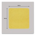 Percentage Off | Rubbermaid Commercial 1820584 16 in. x 16 in. Microfiber Cleaning Cloths - Yellow (24/Pack) image number 3