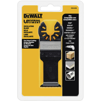OSCILLATING TOOL ACCESSORIES | Dewalt DWA4206 Oscillating Tool Fastcut Wood Blade