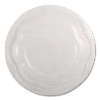 World Centric 5.4 in. Diameter x 0.8 in. Height Plastic Salad Bowl Lids - Clear (450/Carton)