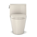 Fixtures | TOTO MS642124CEFG#12 Nexus 1-Piece Elongated 1.28 GPF Universal Height Toilet with CEFIONTECT & SS124 SoftClose Seat, WASHLETplus Ready (Sedona Beige) image number 4