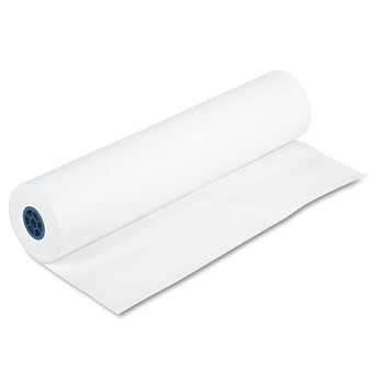 Pacon 36 in. x 1,000 ft. 40 lbs. Wrapping Weight Kraft Paper Roll - White (1-Roll)