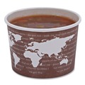 Office Jansan | Eco-Products EP-BSC8-WA 8 oz. 3.04 in. Diameter x 2.3 in. h World Art Renewable and Compostable Paper Food Container - Brown (1000/Carton) image number 7