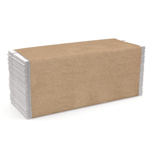 Cleaning & Janitorial Supplies | Cascades PRO H181 3.75 in. x 10 in. 1-Ply C-Fold Select Paper Towels - White (12 Packs/Carton) image number 0