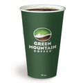 Food Service | Green Mountain Coffee 5000363814 16 oz Paper Hot Cups with Green Mountain Design (1000/Carton) image number 0